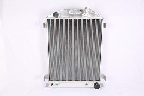 NEW 3 ROW Aluminum Radiator FOR Chevy Engine Ford Grill Shells 1934-1935