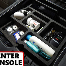 Red Hound Auto Center Console Organizer System Vehicle Insert Compatible with Dodge Ram 1500 2500 3500 2013 2014 2015 2016 2017 2018 Black Anti-Rattle Only FITS FOLD Down Console Seat Made in USA