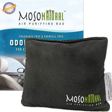 MOSO NATURAL 300g Air Purifying Bag for Cars, Trucks and SUVs. Odor Eliminator, Odor Absorber, No Fragrance and No Chemicals