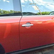 Cupeez for Cars Mini Cooper Checkered Flag Car Door Handle Scratch Guards Protectors Qty 2 Fit All
