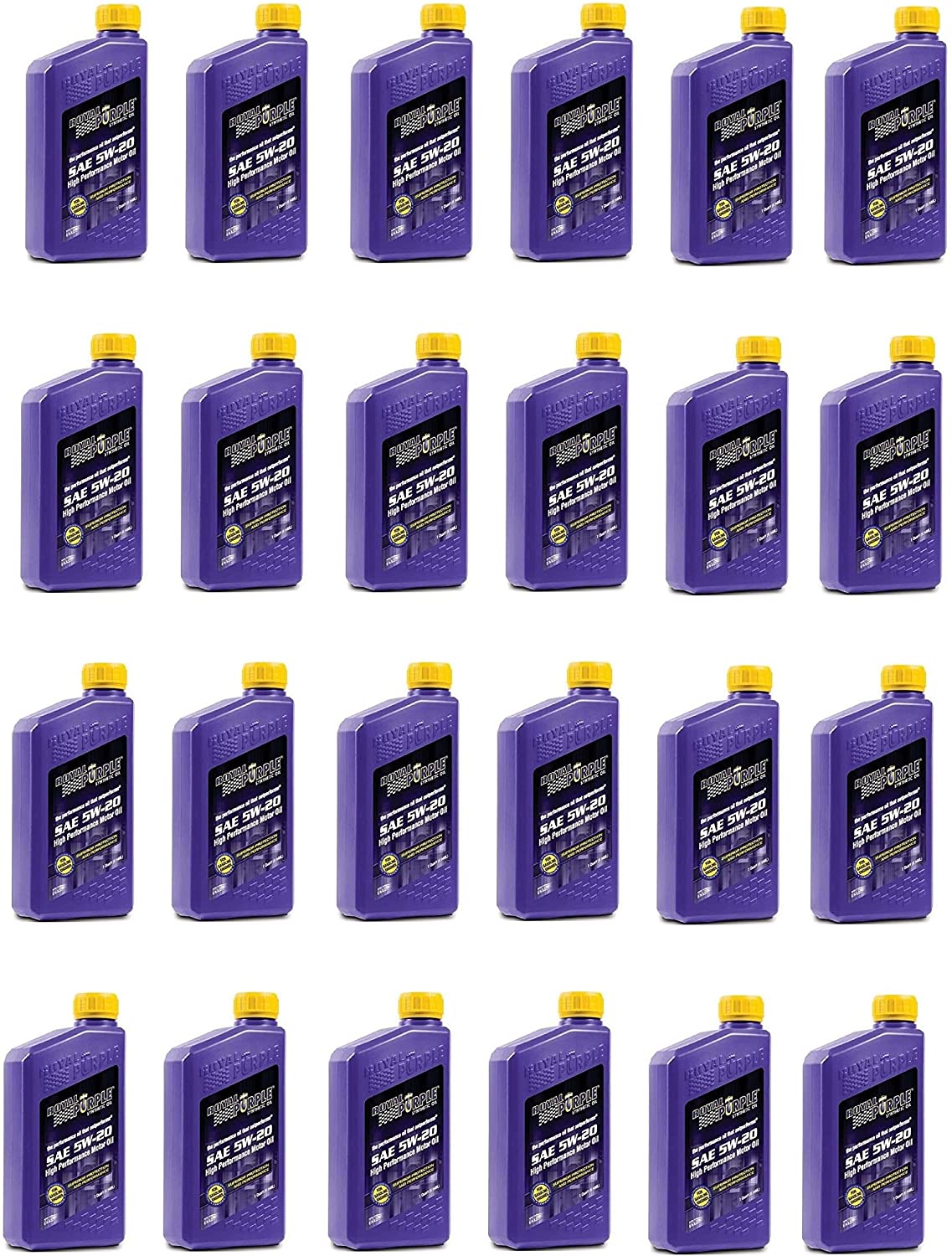 Royal Purple 5W20 SAE Multi-Grade Synthetic Motor Oil Pack of 24 Quarts