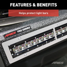ARIES PJ20OS Pro Series 20-Inch Brushed Stainless Steel Grille Guard Light Bar Cover Plate