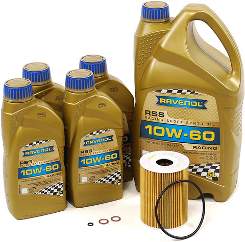 Blau J1A6116 Motor Oil Change Kit - Compatible with 2008-13 BMW M3 w/ 8 Cylinder 4.0L Engine