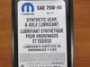 Mopar 1 Quart SAE 75W-90 Synthetic Gear & Axle Lubricant OEM