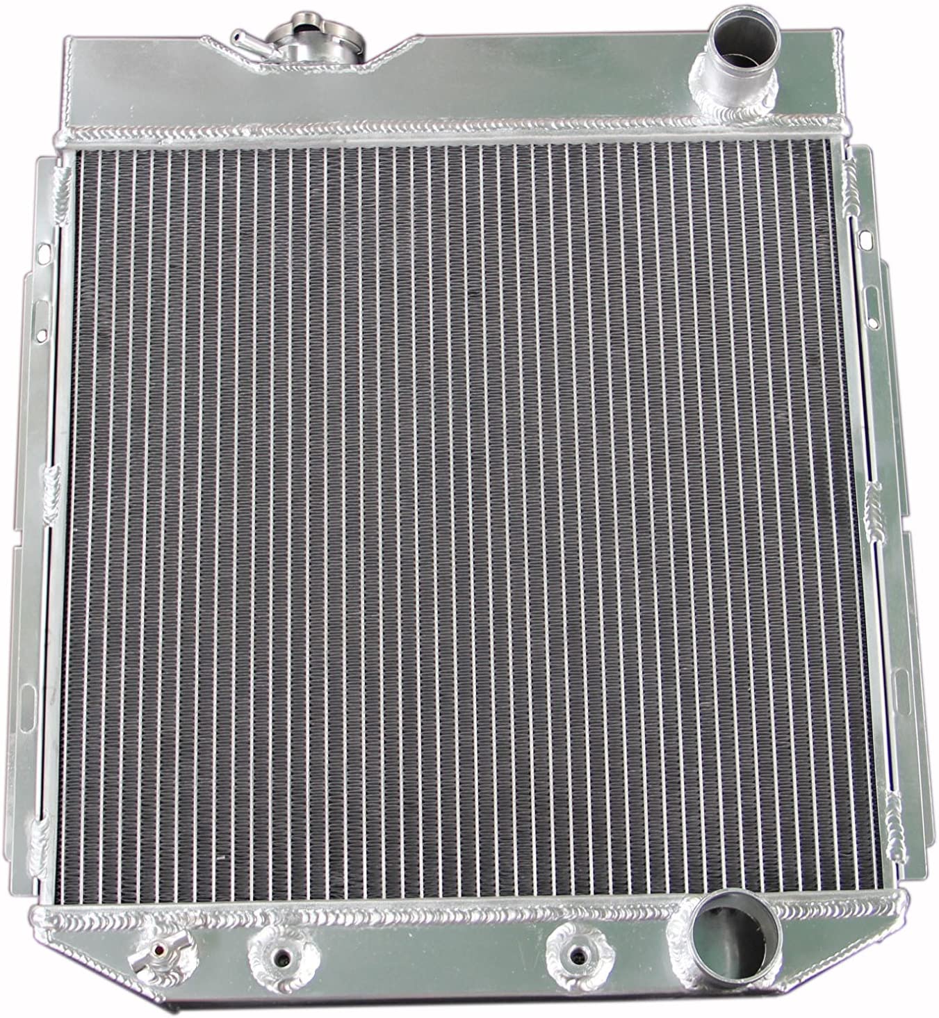 3 Rows Aluminum Radiator For 1963-65 Ford Small Block Falcon 17