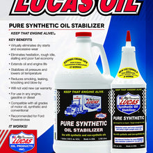 Lucas Oil LUC10131 Pure Synthetic Oil Stabilizer - 1 Gallon