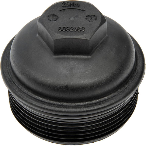 Dorman 917-003 Engine Oil Filter Cap for Select Models, Black