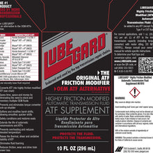 Lubegard 61910 Highly Friction Modified ATF Supplement, 10 oz.