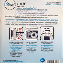 Febreze 13 Car Air Freshener, Set of 5 Clips, Linen & Sky-up to 150 Days