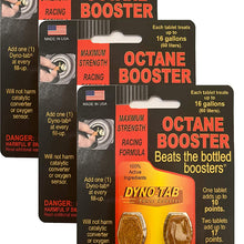 Dyno-tab Octane Booster 2-Tab Card, 3-Pack ($5.49 per Card), Each Pack Adds Up to 17 Points, Lab Tested, Fast-Dissolving, 100% Active Ingredients - NO Solvents, Treats 16 gal/60 Liters, 45432-3pk