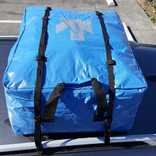 K-Cliffs Waterproof Roof Cargo Bag | Fits All Hard-top Cars | Blue (Medium)