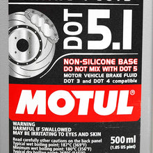 Motul 100951 Set of 8 DOT 5.1 Brake Fluid 500-Milliliter Bottles