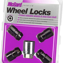 McGard 24026 Black Cone Seat Wheel Locks (M12 x 1.5 Thread Size) - Set of 4