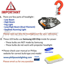 2 Pair H7 White 55W Halogen H7 Bright Chip 30 LED Xenon Light Lamp Headlight Bulb (High/Low Beam) Hi/Lo Stock Replace