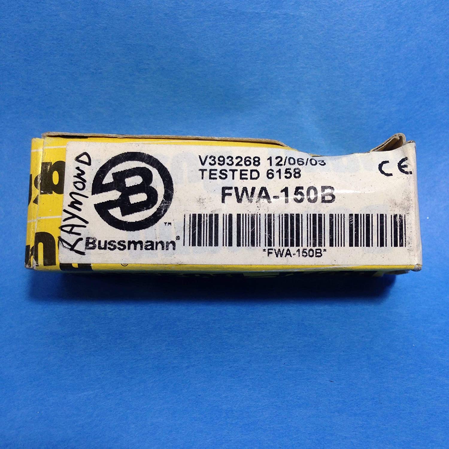 COOPER BUSSMANN FWA-150B SEMICONDUCTOR Fuse, Fast Acting, Fuse, 150AMP, Bolt ON, NONINDICATING, 150V