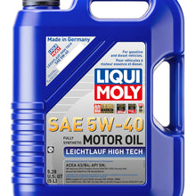 Liqui Moly 2332 Leichtlauf High Tech 5W-40 Engine Oil - 5 Liter