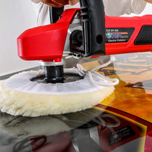 TCP Global 7" Professional High Performance Variable Speed Polisher with a 4 Pad Buffing and Polishing Kit and a Pad Cleaning Spur - Buff, Polish & Detail Car Auto Paint