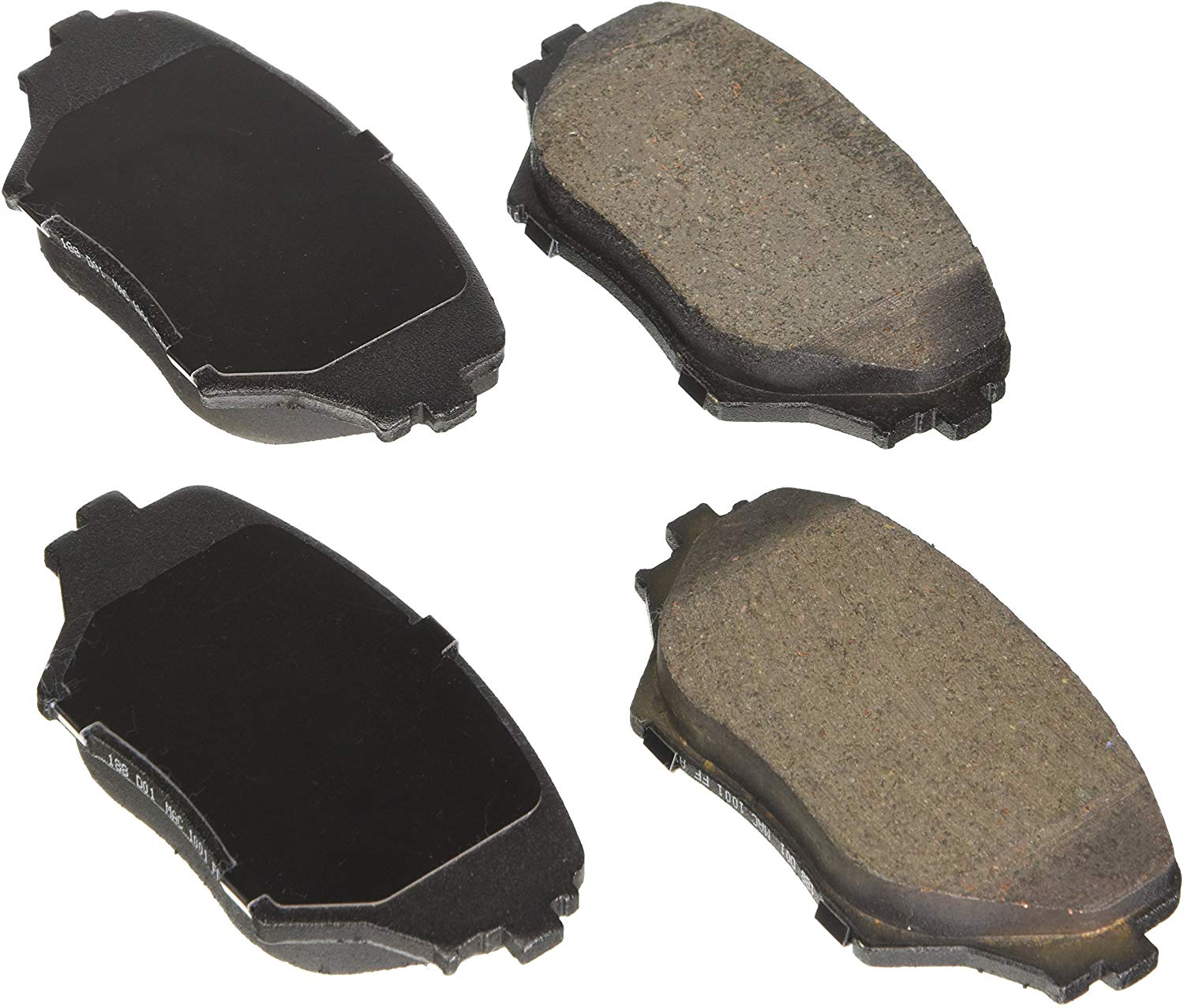 Bosch BE862H Blue Disc Brake Pad Set with Hardware for 2001-05 Toyota RAV4 - FRONT