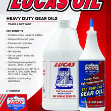 Lucas Oil LUC10046 SAE 80W-90 Heavy Duty Gear Oil - 1 Gallon