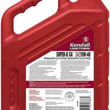 Kendall 1077886 Diesel Engine Oil (Super-D XA Premium Synthetic Blend API CK-4 with Liquid Titanium 15W40-1 Gallon), 128. Fluid_Ounces