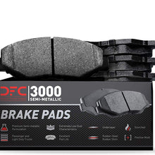 Rear Dynamic Friction Company 3000 Semi-Met Brake Pads 1311-1161-00