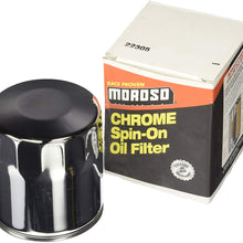 Moroso 22305 13/16" Thread Chrome Oil Filter for GM LS Engines 1997-2006