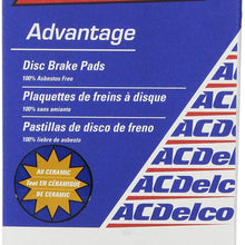 ACDelco 14D325CH Advantage Ceramic Rear Disc Brake Pad Set