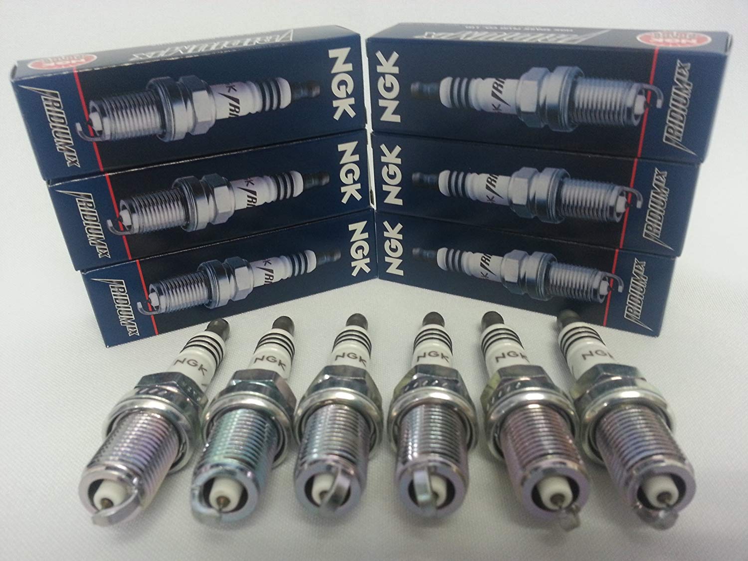 6 New NGK Iridium IX Spark Plugs TR55IX # 7164