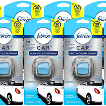 Febreze Heavy Duty Crisp Clean Car Air Freshener (8 Count, 0.06 oz)