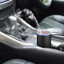SIXKIWI Ultrasonic Car Essential Oil Diffuser Humidifier, USB Cool Mist Air Freshener 7 Colors Light Waterless Auto Shut-Off for Travel Truck Office(Black)