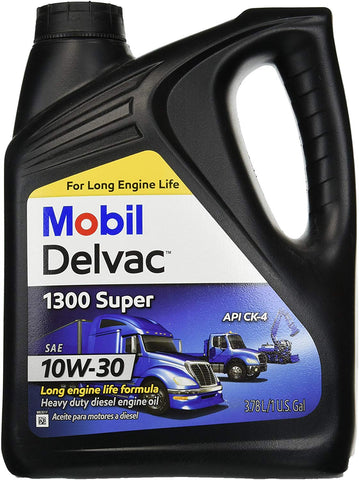 Mobil (999GK-10W30DV Delvac 1300 10w30 Diesel Motor Oil, 1 Gallon, 128. Fluid_Ounces