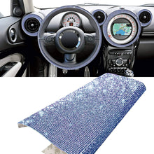 YGMONER 9000pcs Bling Crystal Rhinestone 9.4 x 7.9'' DIY Car Decoration Sticker (Sliver)