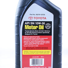 TOYOTA 00279-0WQTE SAE 10W-30 Motor Oil-4 Quart