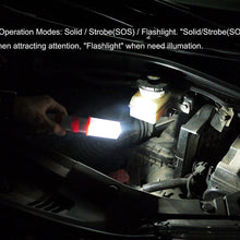 WISLIGHT LED Emergency Roadside Flares Safety Strobe Light - Road Warning Beacon Flare, Magnetic Base, Detachable Stand, Storage Case (1 Case Pack, Battery not Included)