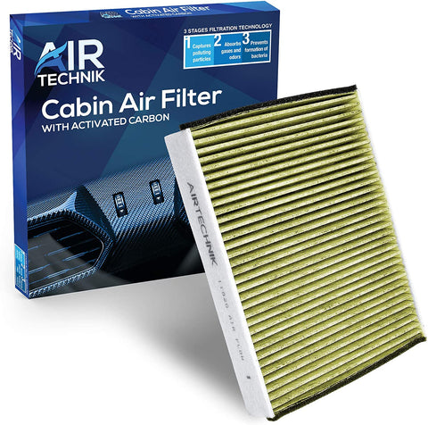 AirTechnik CF11920 Replacement for Ford/Lincoln - Premium Cabin Air Filter w/ Activated Carbon