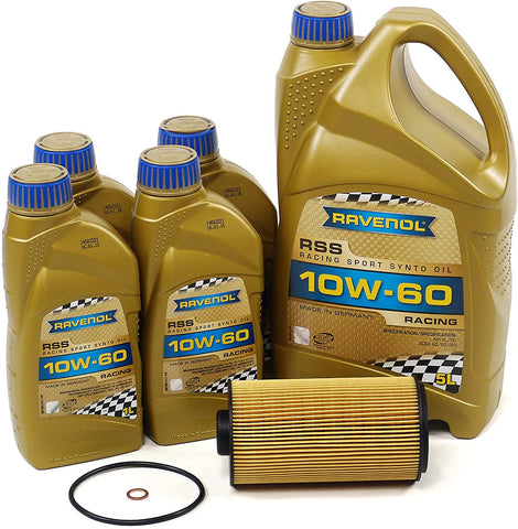 Blau J1A6120-B Motor Oil Change Kit - Compatible with 2000-03 BMW Z8 w/ 8 Cylinder 5.0L Engine