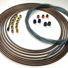 25 Ft. of 3/16" (4.75 mm) Copper Nickel Tubing with Armor and Fittings