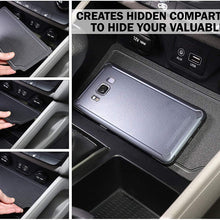 Red Hound Auto Secret Compartment for Center Console Organizer Tray Black Compatible with Hyundai Tucson 2016-2019 (Without Hand Brake) USA Made Full Floor Console Only