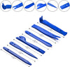 ALLDREI 12 Pcs Auto Trim Removal Tool Kit | Auto Door Panel Removal/Premium Car Trim Upholstery/Pry Tool | Strong Plastic/Leaves No Scratches | Blue/Handy Storage Wallet