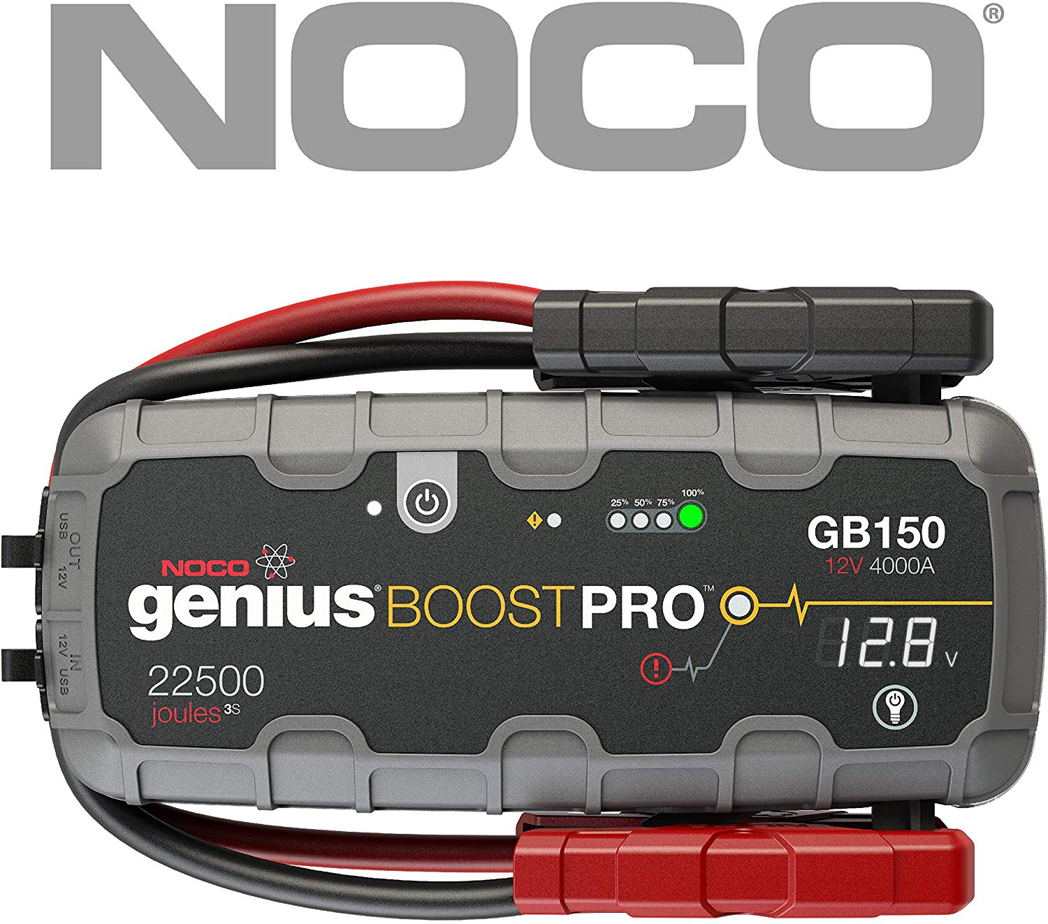 NOCO Boost Pro GB150 4000 Amp 12V UltraSafe Lithium Jump Starter for up to 10L Gasoline and Diesel Engines