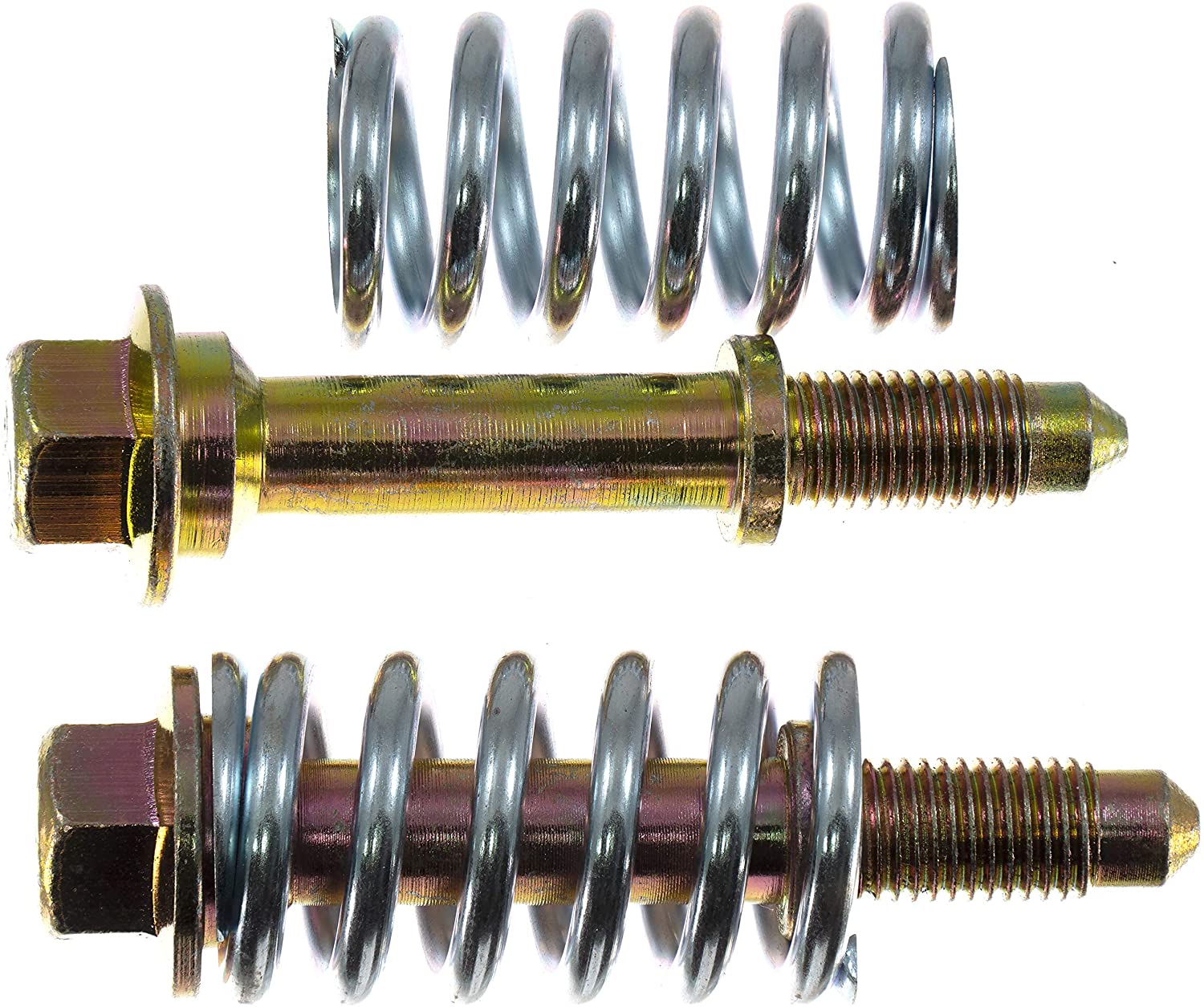 APDTY 786332 Exhaust Bolt and Spring - (2) Springs (2) Studs Replaces 90901-05020