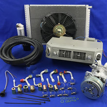Universal A/C KIT Evaporator 406-1G H/C Heat & Cold Compressor Condenser Hoses W/Electrical Harness