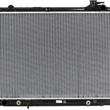 Radiator - Pacific Best Inc For/Fit 2848 04-07 Toyota Highlander V6 WITH Tow Package Plastic Tank Aluminum Core