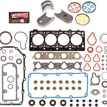 Evergreen Engine Rering Kit FSBRR5021EVE��� Compatible With 96-99 Dodge Plymouth Neon Stratus Breeze 2.0 ECB Full Gasket Set, Standard Size Main Rod Bearings, Standard Size Piston Rings