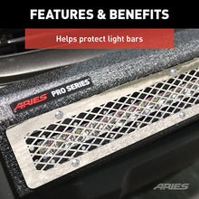 ARIES PJ20MS Pro Series 20-Inch Polished Stainless Steel Grille Guard Light Bar Cover Plate