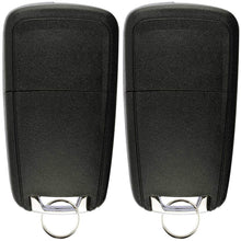 KeylessOption Keyless Entry Car Remote Uncut Flip Key Fob Replacement for OHT01060512 (Pack of 2)