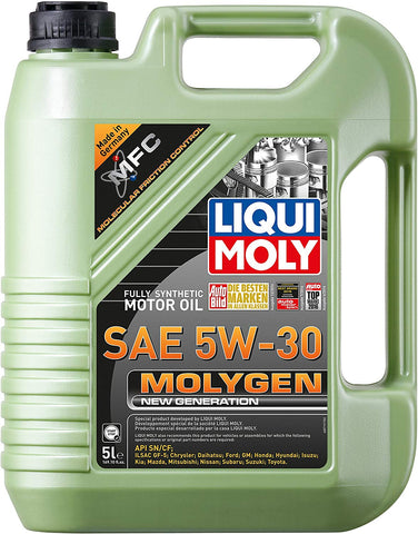 Liqui Moly 20228 Molygen New Generation 5W30 Motor Oil, 169.05 Fluid_Ounces