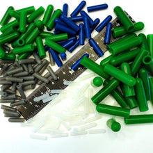 350pc Ultra Precision High Temp Silicone Rubber Plug & Cap Kit Powder Coating Custom Paint Supplies