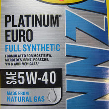 Mopar 2012-2019 Dodge Fiat Jeep Platinum Euro Full Synthetic 5W-40 Pennzoil Oil 4 Qts.