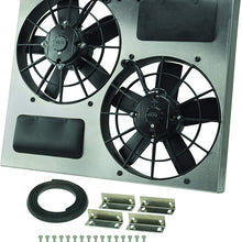 Derale Performance 16830 Gray/Black High Output Dual Radiator Fan